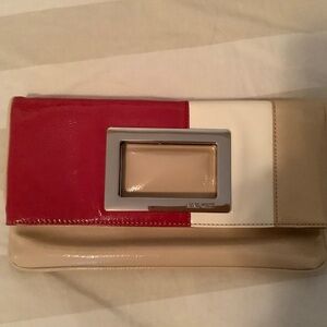 NWT Patent Nine West Clutch